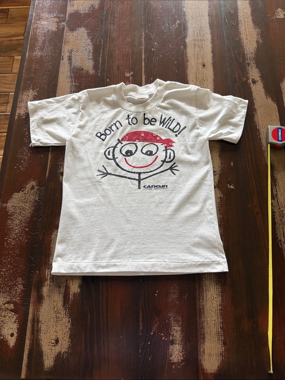 Kids Born to be Wild Cancun tshirt - unisex - says xl but I would say m-l in EUC